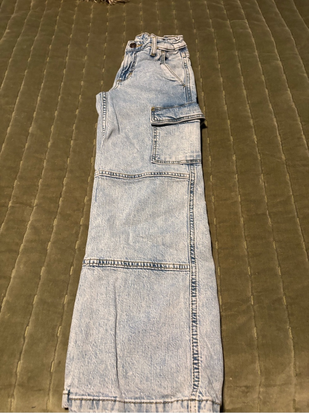 art class Light Blue Kids Cargo Jeans